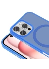 Apple iPhone 16 Pro Max Kılıf M-safe Şarj Özellikli Mat Arka Yüzey Zore Sio Kapak