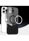 Apple iPhone 16 Pro Max Kılıf M-Safe Şarj Özellikli Mıknatıslı Zore Duble Kapak