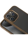 Apple iPhone 16 Pro Max Kılıf M-safe Şarj Özellikli Parlak Kamera Çerçeveli Zore Kost Kapak