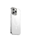 Apple iPhone 16 Pro Max Kılıf M-safe Şarj Özellikli Şeffaf Cam Arka Yüzey Zore G-Glass Kapak