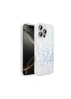 Apple iPhone 16 Pro Max Kılıf M-Safe Şarj Özellikli Şeffaf Zore Folk Sert Kapak