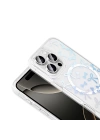 Apple iPhone 16 Pro Max Kılıf M-Safe Şarj Özellikli Şeffaf Zore Folk Sert Kapak