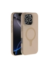Apple iPhone 16 Pro Max Kılıf M-Safe Şarj Özellikli Zore Aris Silikon Kapak