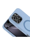 Apple iPhone 16 Pro Max Kılıf M-Safe Şarj Özellikli Zore Aris Silikon Kapak