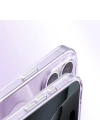 Apple iPhone 16 Pro Max Kılıf M-Safe Şarj Özellikli Orjinal Swarovski Taşlı Zore Paris Rovix Sert PC Kapak