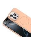 Apple iPhone 16 Pro Max Kılıf M-safe Şarj Özellikli Zore Ruby Sert Kapak