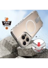 Apple iPhone 16 Pro Max Kılıf M-safe Şarj Özellikli Zore T-Max Standlı Kapak