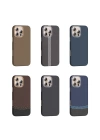 Apple iPhone 16 Pro Max Kılıf M-safe Şarj Özellikli Karbon Fiber Görünümlü Zore Gros Kapak