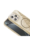 Apple iPhone 16 Pro Max Kılıf M-safe Şarj Özellikli Parlayan Simli Zore Okso Kapak