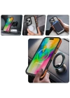 Apple iPhone 16 Pro Max Kılıf M-safe Şarj Özellikli Renkli Kenar Airbag Şeritli Zore Lamer Kapak