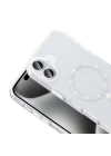 Apple iPhone 16 Pro Max Kılıf Taşlı Tasarım M-safe Şarj Özellikli Zore Koment Silikon Kapak
