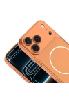 Apple iPhone 16 Pro Max Kılıf Zore M-Safe Şarj Özellikli Kamera Korumalı Spark Kapak