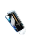 Apple iPhone 16E Hayalet Ekran Koruyucu Zore Süper Fast Anti-Dust Privacy Toz Önleyici Temperli Ekran Filmi
