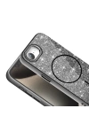 Apple iPhone 16E Kılıf M-safe Şarj Özellikli Parlayan Simli Zore Okso Kapak