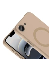 Apple iPhone 16E Kılıf M-Safe Şarj Özellikli Zore Aris Silikon Kapak