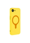 Apple iPhone 16E Kılıf M-Safe Şarj Özellikli Zore Aris Silikon Kapak