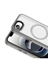 Apple iPhone 16E Kılıf Mat Arka Yüzey Wireless Şarj Özellikli Zore Flet M-safe Kapak