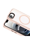 Apple iPhone 16E Kılıf Mat Arka Yüzey Wireless Şarj Özellikli Zore Flet M-safe Kapak