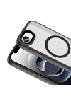 Apple iPhone 16E Kılıf Mat Arka Yüzey Wireless Şarj Özellikli Zore Flet M-safe Kapak