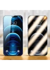 Apple iPhone 16E Zore Rika Premium Privacy Temperli Cam Ekran Koruyucu