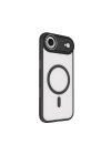Apple iPhone 17 Air Kılıf Wireless Şarj Özellikli Zore Krom M-safe Silikon Kapak