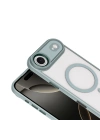 Apple iPhone 17 Air Kılıf Wireless Şarj Özellikli Zore Krom M-safe Silikon Kapak