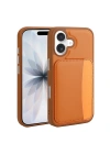 Apple iPhone 17 Kılıf Kartlıklı Zore X-Kart Silikon Kapak