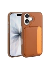 Apple iPhone 17 Kılıf Kartlıklı Zore X-Kart Silikon Kapak