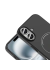 Apple iPhone 17 Kılıf M-Safe Şarj Özellikli Kamera Korumalı Zore Elio Sert PC Kapak