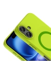Apple iPhone 17 Kılıf M-Safe Şarj Özellikli Zore Aris Silikon Kapak