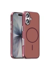 Apple iPhone 17 Kılıf M-Safe Şarj Özellikli Zore Lora PC Kapak