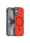 Apple iPhone 17 Kılıf M-Safe Şarj Özellikli Zore Lora PC Kapak