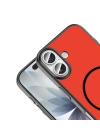 Apple iPhone 17 Kılıf M-Safe Şarj Özellikli Zore Lora PC Kapak
