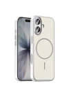 Apple iPhone 17 Kılıf M-Safe Şarj Özellikli Zore Lora PC Kapak