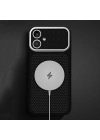 Apple iPhone 17 Kılıf M-Safe Şarj Özellikli Zore Paris Nexel Sert PC Kapak