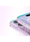 Apple iPhone 17 Kılıf M-Safe Şarj Özellikli Orjinal Swarovski Taşlı Zore Paris Rovix Sert PC Kapak