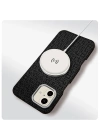 Apple iPhone 17 Kılıf M-Safe Şarj Özellikli Zore Paris Vax Sert PC Kapak