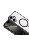 Apple iPhone 17 Kılıf Wireless Şarj Özellikli Zore Krom M-safe Silikon Kapak