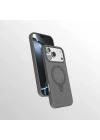 Apple iPhone 17 Pro Kılıf M-safe Şarj Özellikli Standlı Zore Samara Kapak