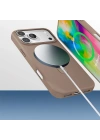 Apple iPhone 17 Pro Kılıf M-safe Şarj Özellikli Standlı Zore Samara Kapak