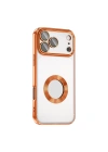 Apple iPhone 17 Pro Max Kılıf Kamera Korumalı Logo Gösteren Zore Omega Kapak