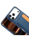 Apple iPhone 17 Pro Max Kılıf Kartlıklı Zore X-Kart Silikon Kapak