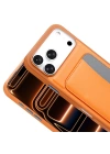 Apple iPhone 17 Pro Max Kılıf Kartlıklı Zore X-Kart Silikon Kapak