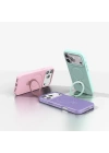 Apple iPhone 17 Pro Max Kılıf M-safe Şarj Özellikli Standlı Zore Samara Kapak
