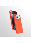 Apple iPhone 17 Pro Max Kılıf M-safe Şarj Özellikli Standlı Zore Samara Kapak
