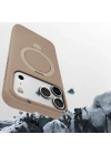 Apple iPhone 17 Pro Max Kılıf M-safe Şarj Özellikli Standlı Zore Samara Kapak