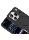 Apple iPhone 17 Pro Max Kılıf M-safe Şarj Özellikli Zore Meta Kapak