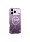 Apple iPhone 17 Pro Max Kılıf M-Safe Şarj Özellikli Orjinal Swarovski Taşlı Zore Paris Rovix Sert PC Kapak
