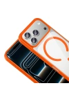 Apple iPhone 17 Pro Max Kılıf M-safe Wireless Şarj Özellikli Silikon Zore Ege Kapak