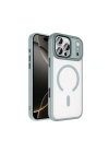 Apple iPhone 17 Pro Max Kılıf Wireless Şarj Özellikli Zore Krom M-safe Silikon Kapak